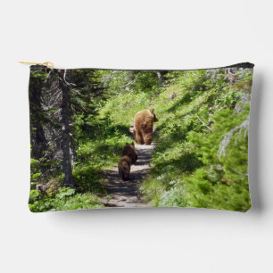 Pochette À Accessoires Famille d'ours bruns