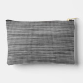 Pochette À Accessoires Faux Grey Fabric Moderne (Verso)