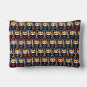 Pochette À Accessoires Feline Samurai Warrior (Recto)
