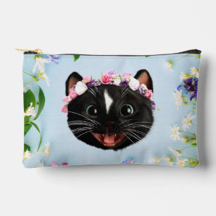 Pochette À Accessoires Felini le chat - Spring Blossom Crown Cutie