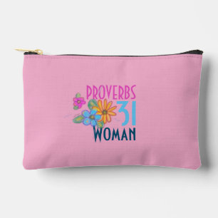 Pochette À Accessoires Femme de PROVERBES 31 Floral Foi chrétienne