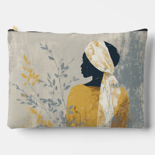 Pochette À Accessoires Femme sereine et tout le feuillage doré