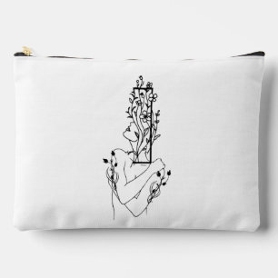 POCHETTE À ACCESSOIRES FEMMES FLORALES