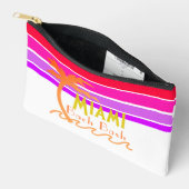 Pochette À Accessoires Fête de Bachelorette Tropicale à Miami  (Ouvrir)