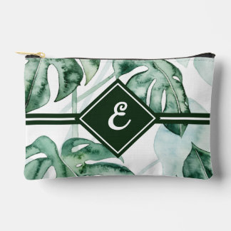 Pochette À Accessoires Feuille fractionnée de palme tropicale