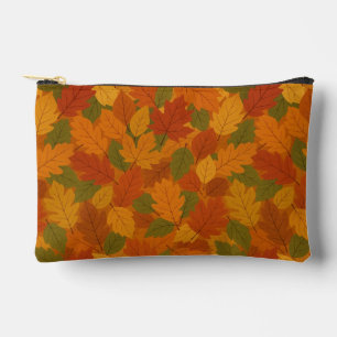 Pochette À Accessoires Feuilles classiques d'automne motif