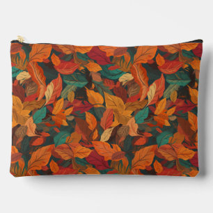Pochette À Accessoires Feuilles d'automne colorées