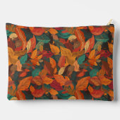 Pochette À Accessoires Feuilles d'automne colorées (Verso)