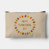 Pochette À Accessoires Feuilles de chêne de Thanksgiving (Recto)