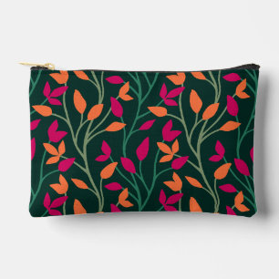 Pochette À Accessoires Feuilles foncées botaniques lunatiques