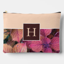 Feuilles Monogram Burgundy Cream