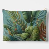 Pochette À Accessoires Feuilles tropicaux Moody Green Ferns Accessory Pou (Verso)