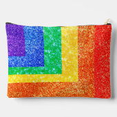 Pochette À Accessoires Fierté LGBTQA+ arc-en-ciel (Verso)