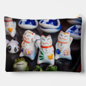 Pochette À Accessoires figurines de chats à Beckoning (Verso)