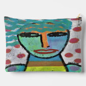 Pochette À Accessoires Fille avec l'art Abstrait Pois (Verso)