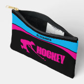 Pochette À Accessoires Filles de hockey fête d'anniversaire, cadeaux de j (Ouvrir)