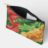 Pochette À Accessoires Flammes de reggae petites (Ouvrir)