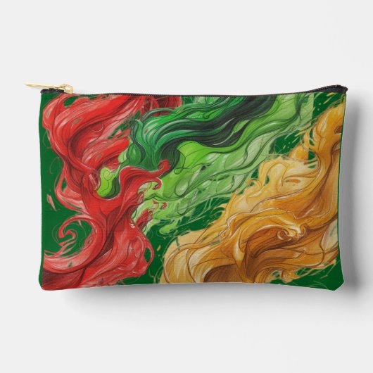 Pochette À Accessoires Flammes de reggae petites (Recto)