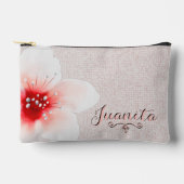 Pochette À Accessoires Fleur aquarelle délicate (Recto)