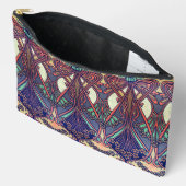 Pochette À Accessoires Fleur Art Nouveau Classique (Ouvrir)