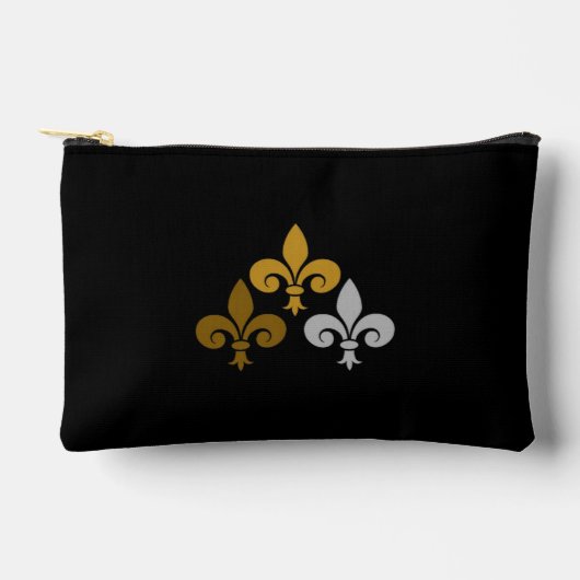 Pochette À Accessoires Fleur de Lys Large Accessory Pouch (Recto)