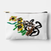 Pochette À Accessoires Fleur de soleil de chat (Recto)