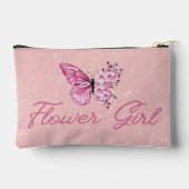 Pochette À Accessoires fleur fille, papillon rose mignonette moderne girl (Verso)