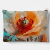 Pochette À Accessoires Fleur orange délicate (Verso)