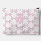 Pochette À Accessoires Fleur Rose (Verso)