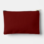 Pochette À Accessoires Fleur Rustique Initiale I Bourgogne (Verso)