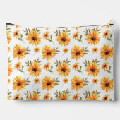 Pochette À Accessoires Fleur sauvage de tournesol Boho personnalisé (Verso)