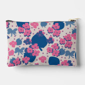 Pochette À Accessoires Fleur sauvage néon fraise (Verso)