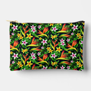 Pochette À Accessoires Fleurs Aquarelles Et Fruits Motif Floral-23768