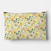 Pochette À Accessoires Fleurs aquarelles jaune soleil (Verso)