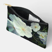 Pochette À Accessoires Fleurs blanches (Ouvrir)