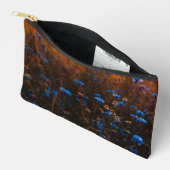 Pochette À Accessoires Fleurs bleues (Ouvrir)