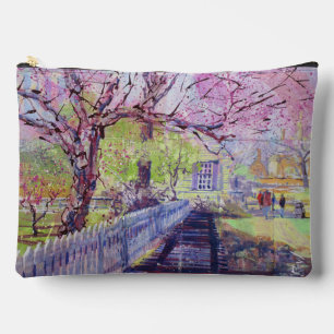 Pochette À Accessoires Fleurs d'arbre Redbud rose à Williamsburg Virginie