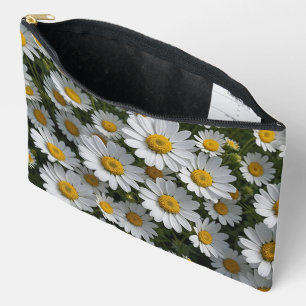 Pochette À Accessoires Fleurs de couvre-feu blanches