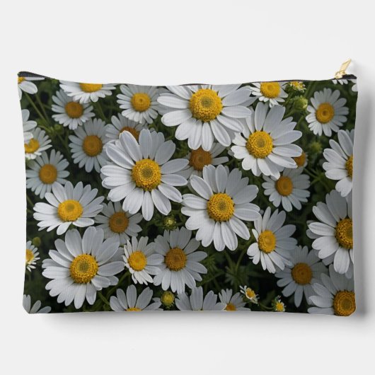 Pochette À Accessoires Fleurs de couvre-feu blanches (Verso)