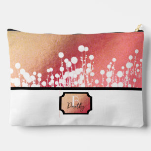 Pochette À Accessoires Fleurs de magie rose
