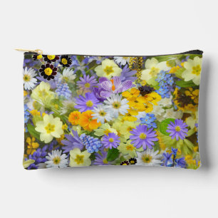 Pochette À Accessoires Fleurs de marguerite, de primevère et de jonquille
