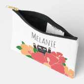 Pochette À Accessoires Fleurs de printemps chatoyantes Cute personnalisée (Ouvrir)