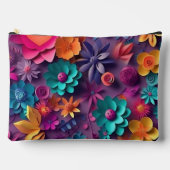 Pochette À Accessoires Fleurs de printemps colorées Motif (Recto)