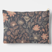 Pochette À Accessoires Fleurs dessinées à trait de trait d'illustration (Verso)
