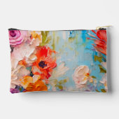 Pochette À Accessoires Fleurs d'été texturées (Verso)