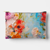 Pochette À Accessoires Fleurs d'été texturées (Recto)