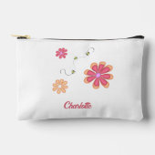 Pochette À Accessoires Fleurs et abeilles personnalisées Gymnaste Softbal (Recto)