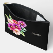 Pochette À Accessoires Fleurs Filles Simples Et Élégantes (Ouvrir)