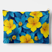 Pochette À Accessoires Fleurs Jaunes-Méditerranée (Verso)