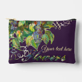 Pochette À Accessoires fleurs lilas (Recto)